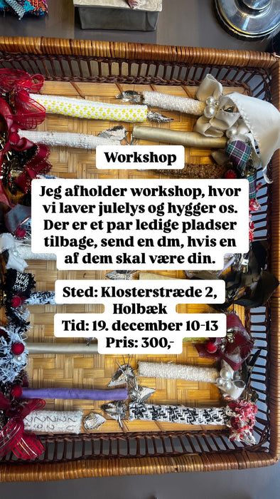 Workshop julelys