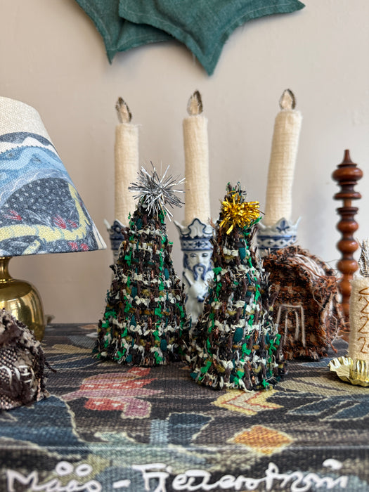 Juletræ med stjerne i toppen